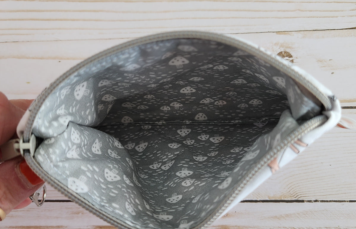 Woodland Creatures Notion Pouch / Wallet Pouch