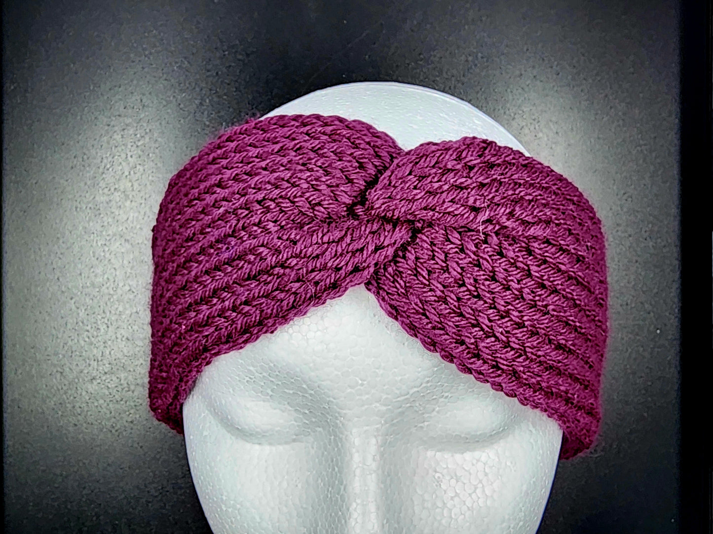 Berry Burgundy 3" Earwarmer