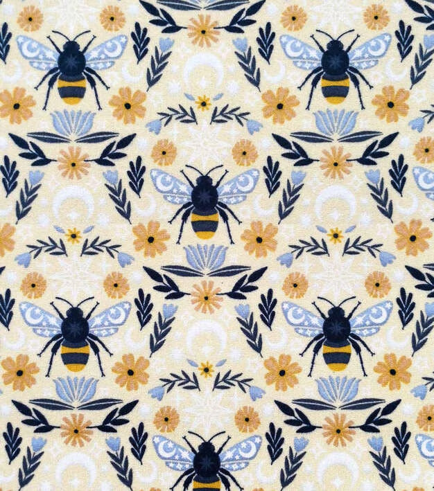 Bees Reusable Flannel Paper Towels