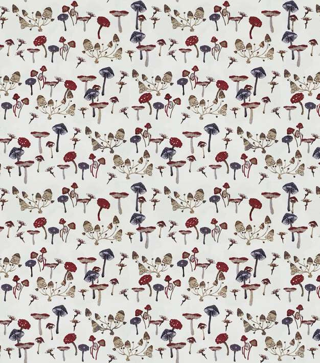 Mushrooms Reusable Flannel Paper Towels