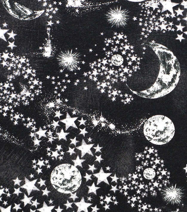 Celestial and Galaxy Reusable Flannel Paper Towels