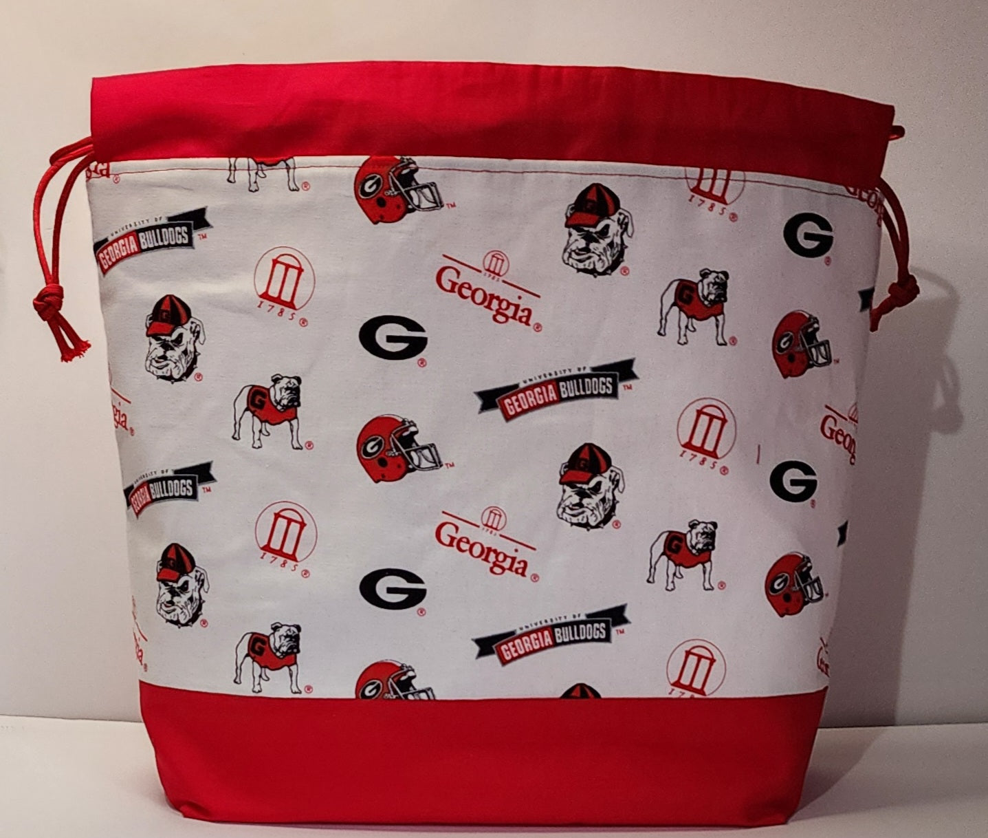 Large Light Georgia Bulldogs Project Bag
