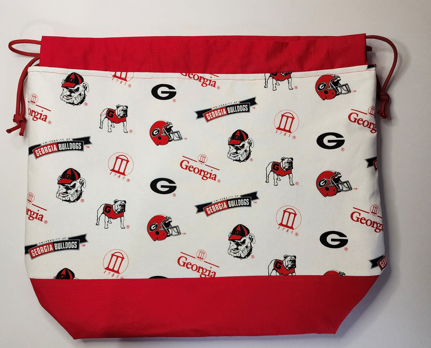 Large Light Georgia Bulldogs Project Bag