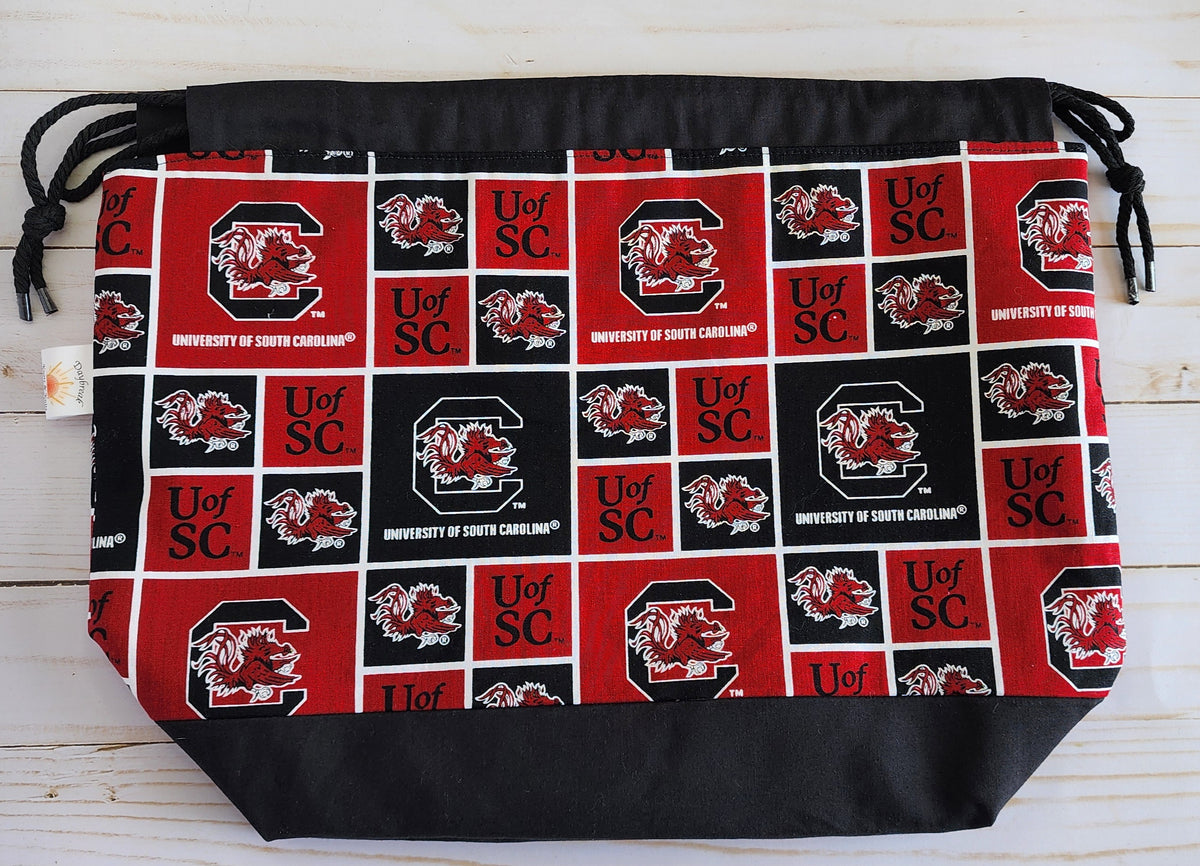 SC Gamecock Large Drawstring Project Bag