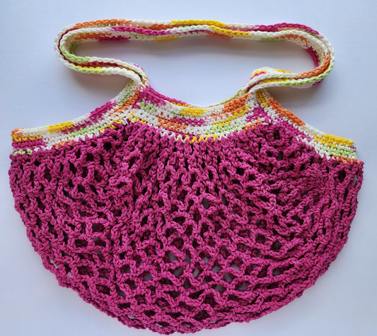 Rainbow Pink Market Bag