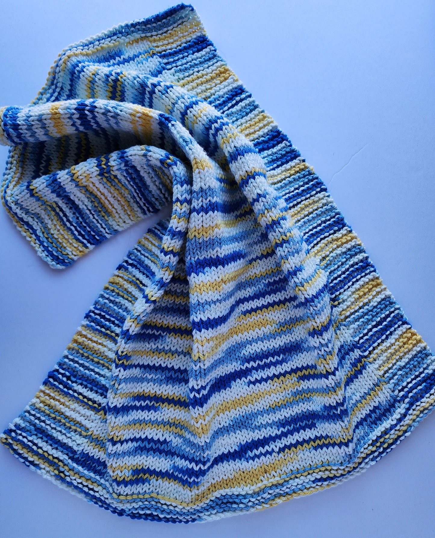 Sun-kissed Handknit Towel