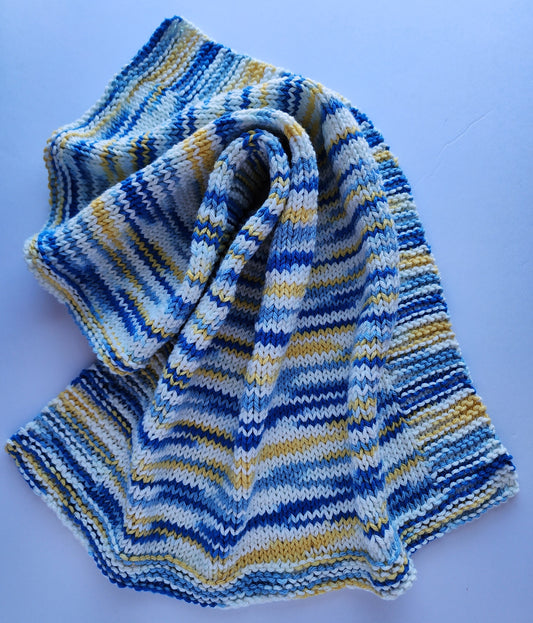 Sun-kissed Handknit Towel