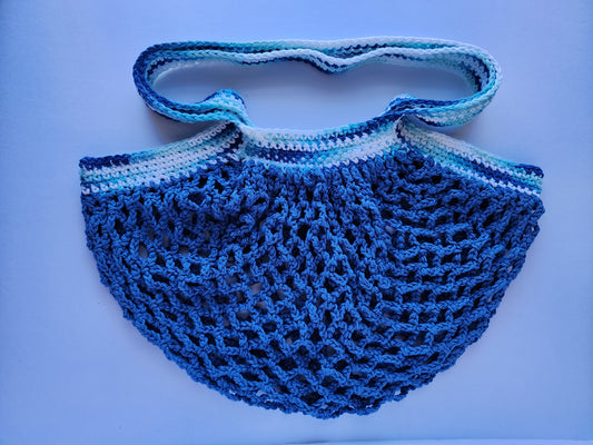 Cobalt Moondance Mesh Market Bag