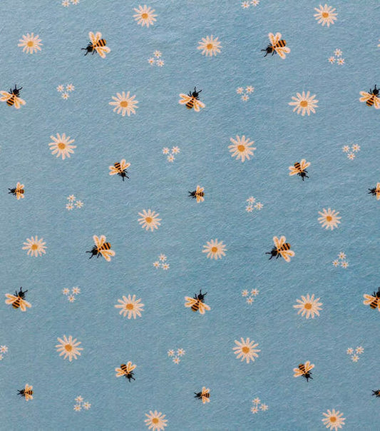 Bees Reusable Flannel Paper Towels