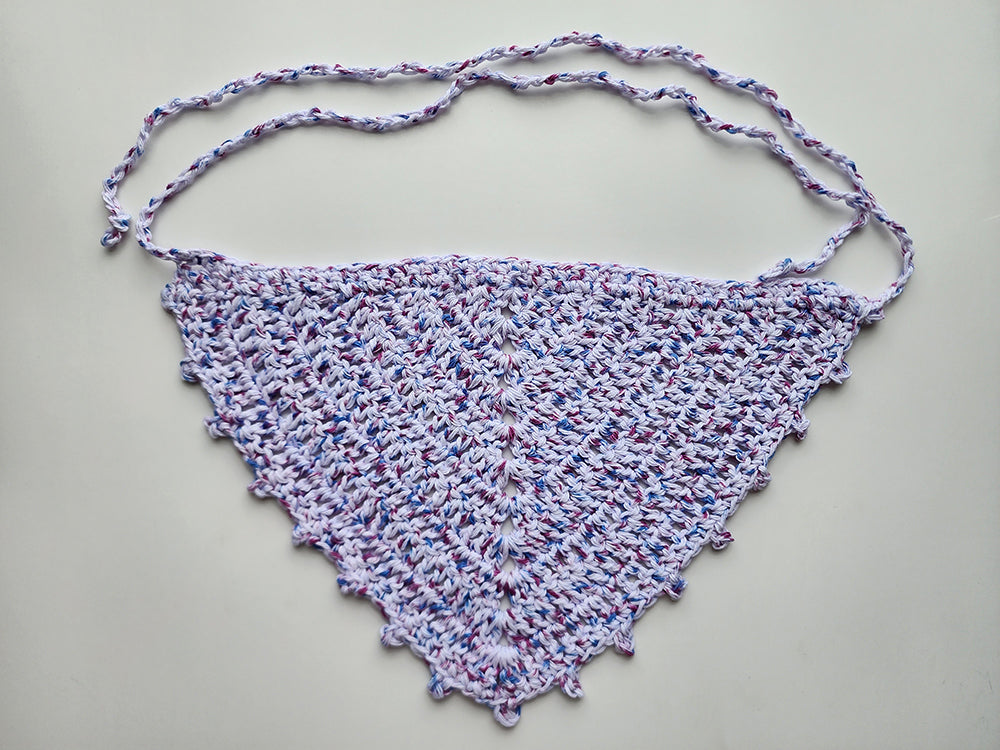 Blueberry Speckle Simple Bandana