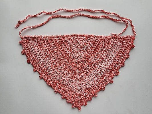 Coral Splash Simple Bandana