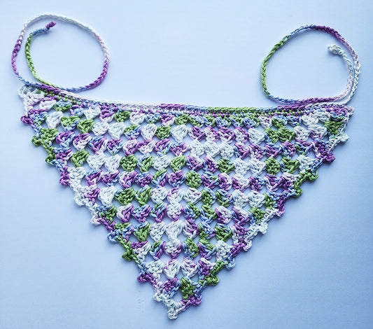 Cotton Candy Granny Stitch Bandana