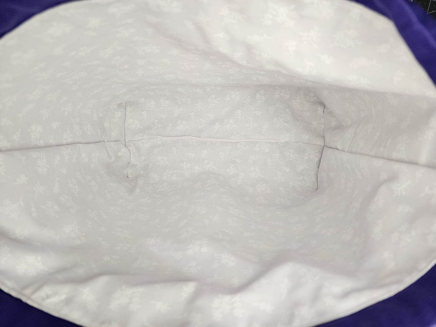 Large Easter Eggs on Blue Drawstring Project Bag