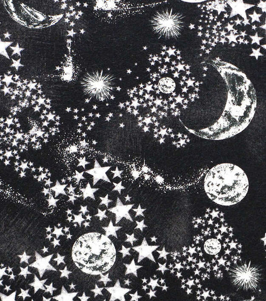 Celestial and Galaxy Reusable Flannel Paper Towels