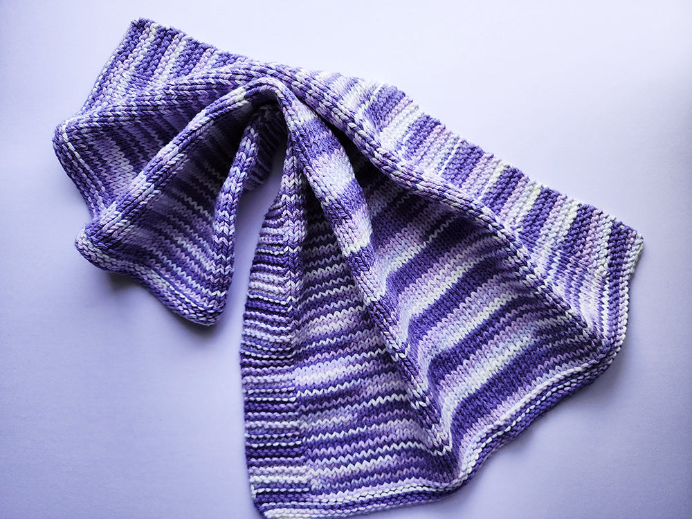 Purple Haze Handknit Towel