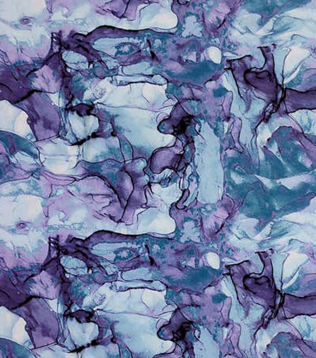 Blues and Purples Reusable Flannel Paper Towels