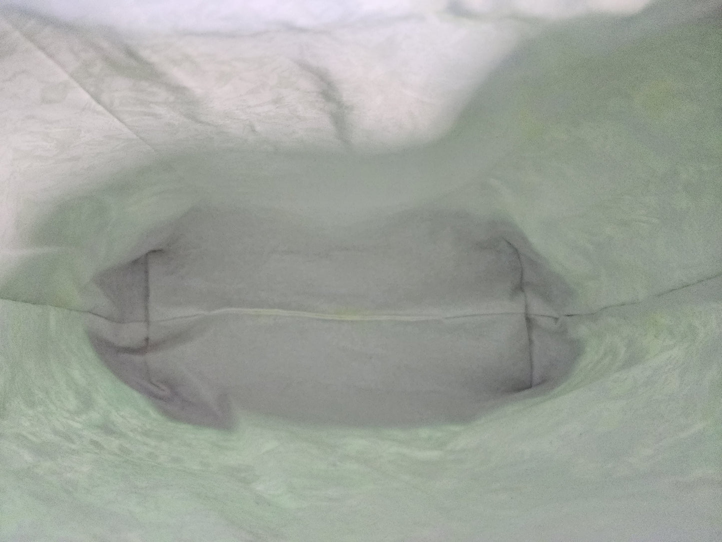 Neon Green Large Drawstring Project Bag