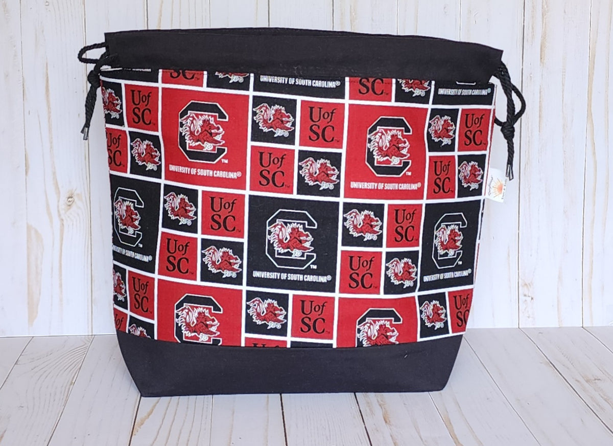 SC Gamecock Large Drawstring Project Bag