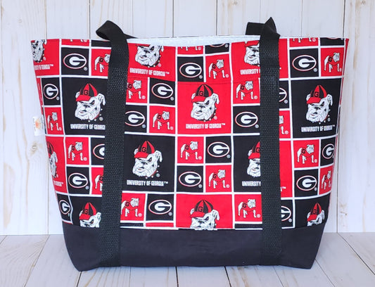Georgia Bulldog Tote Bag