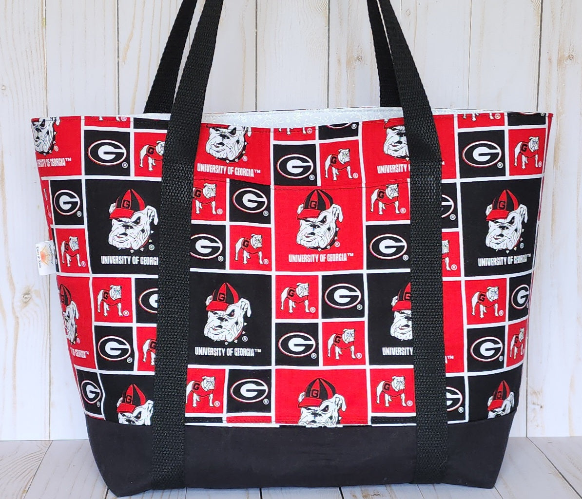 Georgia Bulldog Tote Bag